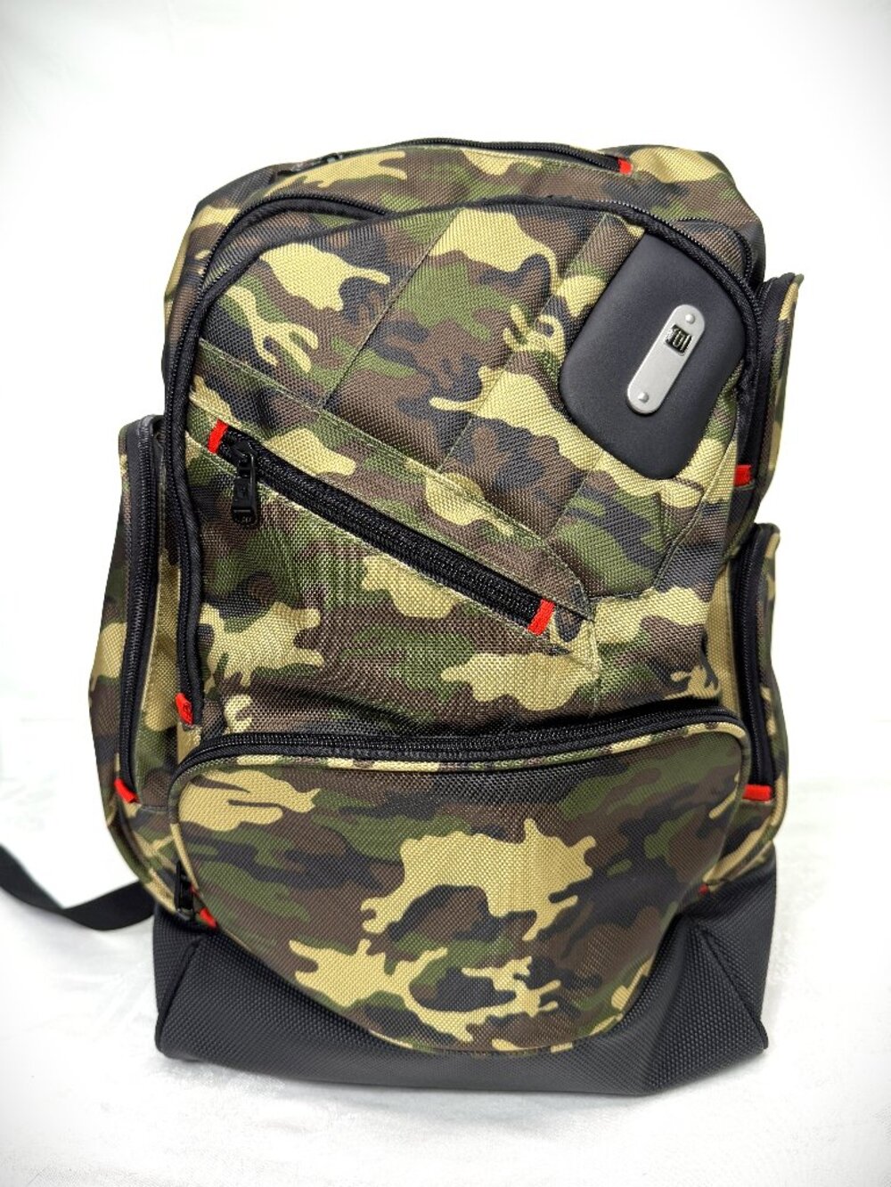 FŪL Refugee backpack woodland camouflage pattern 19.5 x 12.5 x 5.5  NWT